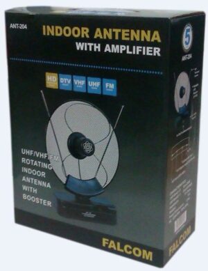 VEGA x-Antena ANT-204 Sobna sa pojacalom, 20-36db, UHF/VHF/DVB-T2, crna FO