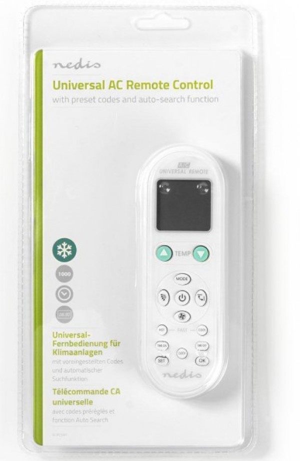NEDIS ACRC1WT Univerzalni daljinski za klimu, programabilni - Слика 4
