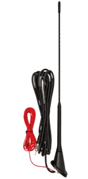 SAL Auto antena na krov pojacalo, sa gumom 400 mm / fiksni 52° 93220