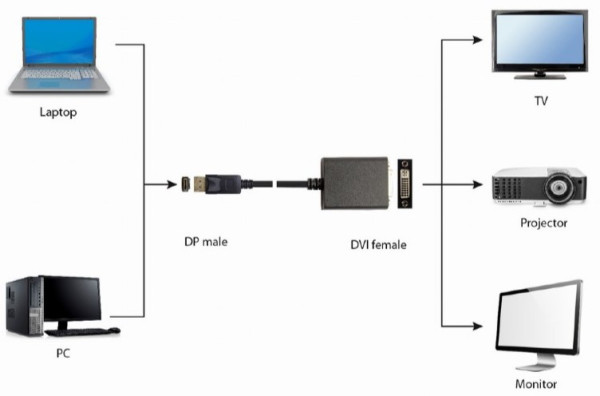 A-DPM-DVIF-03 Gembird DisplayPort v.1.2 to Dual-Link DVI adapter cable, black A - Слика 3