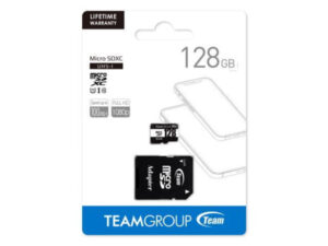TEAM GROUP TeamGroup MICRO SDXC 128GB 100/20MP/s UHS-I U1 C10 +SD Adapter TUSDX128GCL10U03 Fo