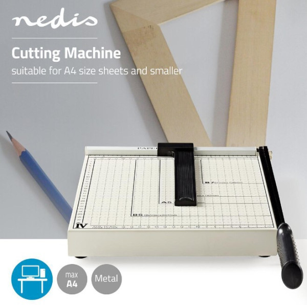 NEDIS PACU110A4 Sekac za papir - Giljotina max.A4 210x297mm, metalni - Слика 7