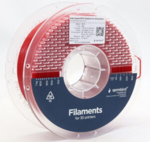 GEMBIRD 3DP-PETG1.75HY-01-R PETG filament velike brzine za 3D stampac 1.75mm, kotur 1KG RED