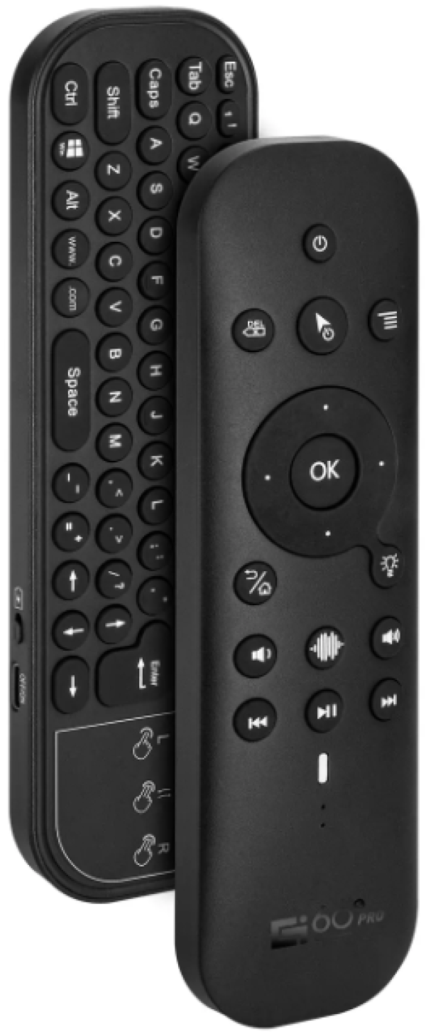 GEMBIRD GMB-G60S PRO BT AIR MOUSE 2.4GHz Wireless BT connection gyroscope voice remote control - Слика 6
