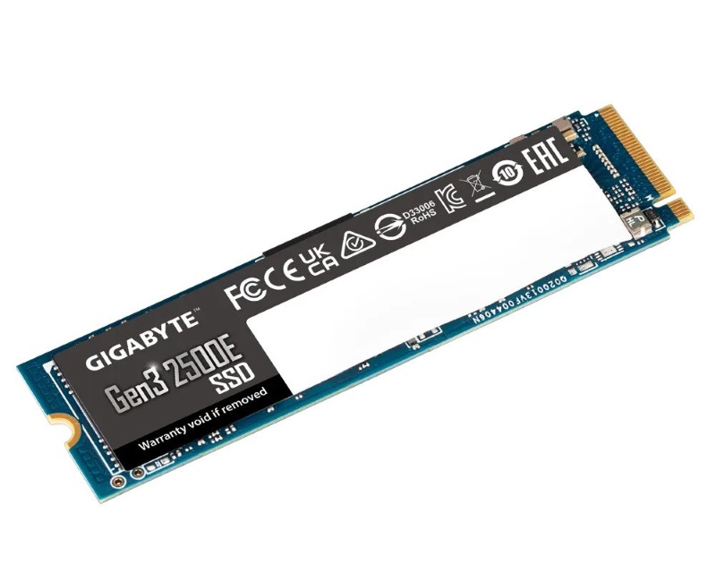 GIGABYTE 500GB M.2 PCIe Gen3 x4 NVMe 2500E SSD G325E500G - Слика 3