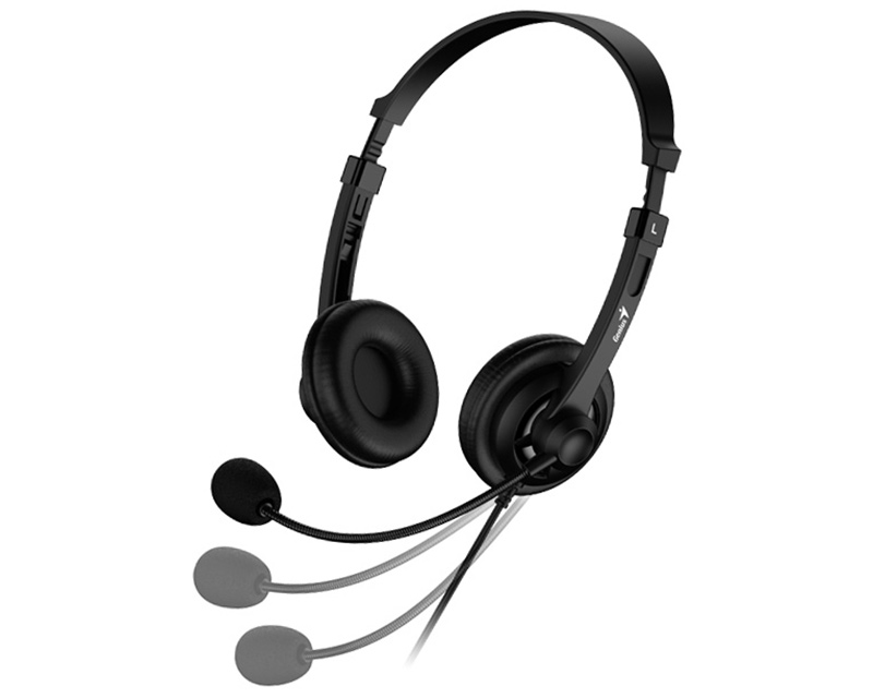GENIUS HS-230U USB-C crne slušalice sa mikrofonom - Слика 2