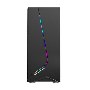 Xigmatek Eros (ATX, USB3.0x1+USB2.0x1, Rainbow LED traka na prednjoj strani , staklo sa bočne strane,  ventioator sa zadnje strane