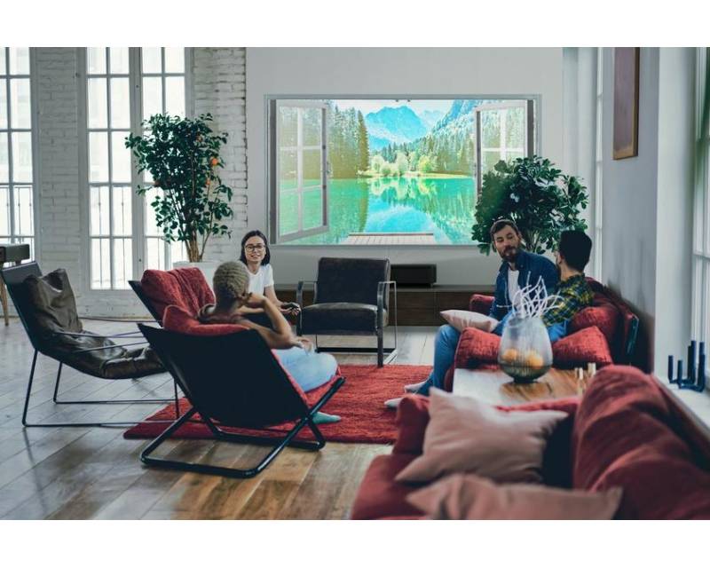 EPSON EH-LS800B ultra short throw laserski 4K Wi-Fi Android TV projektor - Слика 8