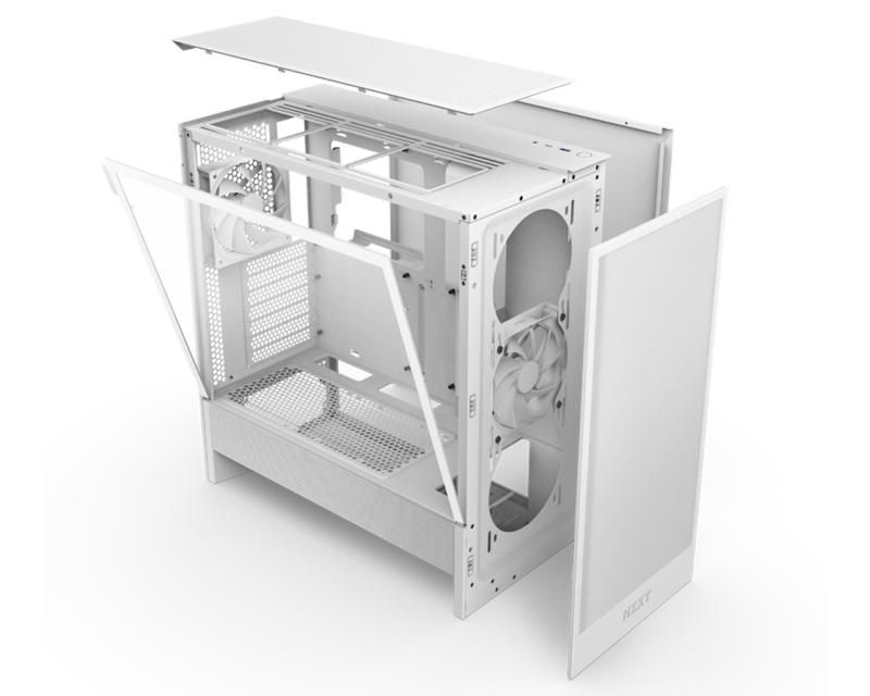 NZXT H5 Flow Gaming kućište belo (CC-H52FW-01) - Слика 4