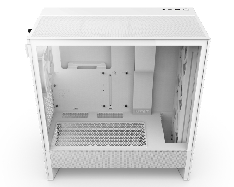 NZXT H5 Flow RGB Gaming kućište belo (CC-H52FW-R1) - Слика 3