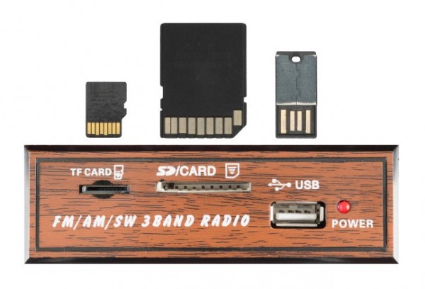 SAL Radio prijemnik RRT3B prenosni retro 2x3W, FM, USB, microSD, Bluetooth, baterija 1300mAh - Слика 3