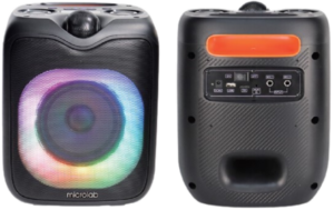 Microlab PT601W karaoke zvucnik 80W, Bluetooth, LED, 7,4V/3600mAh, Aux, USB, microSD, FM + Mic*1kom