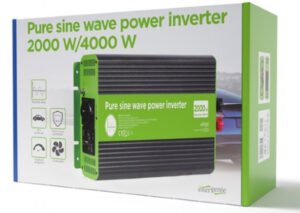 EG-PWC-PS2000-01  Gembird 12V Cist sinusni inverter DC/AC 2000W + USB port, 4,65KG