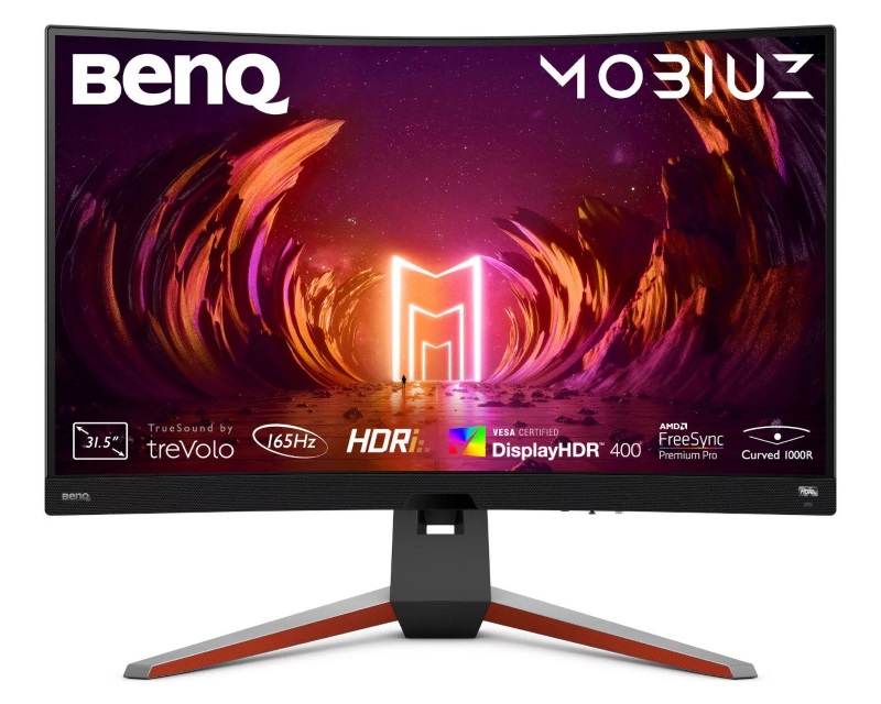 BENQ MOBIUZ 31.5 inča EX3210R zakrivljeni Gaming monitor metalik sivi - Слика 5