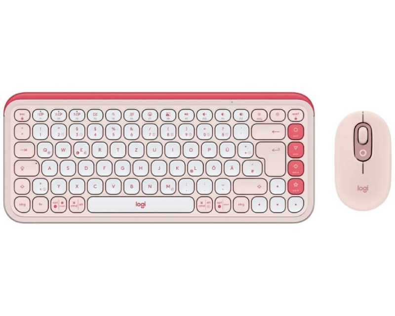 LOGITECH POP Icon Combo US tastatura rose - Слика 5