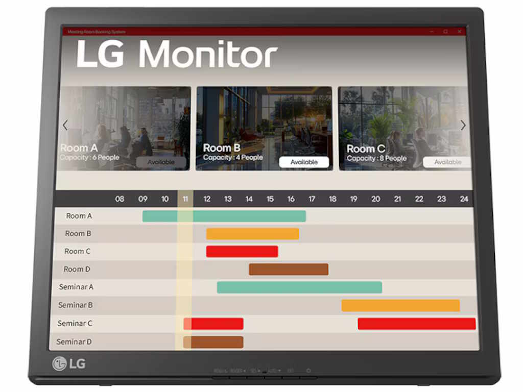 Monitor LG 17BR30T-B 17"/TN,Touch,5:4/1280x1024/75Hz/5ms GtG/VGA,USB/VESA/crna - Слика 3