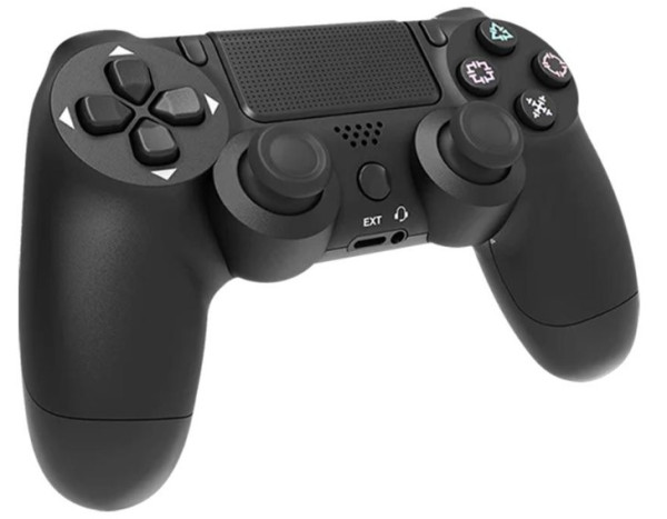 JPD-Wireless-Thrillershock PC/PS4 BLACK Gembird Bezicni gamepad sa dvostrukom vibracijom v2 - Слика 3