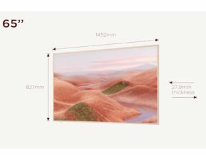 Televizor TCL 65A300W/QLED/65"/4K UHD/144Hz/Matte Screen/"Ai" Art/Google TV/frame