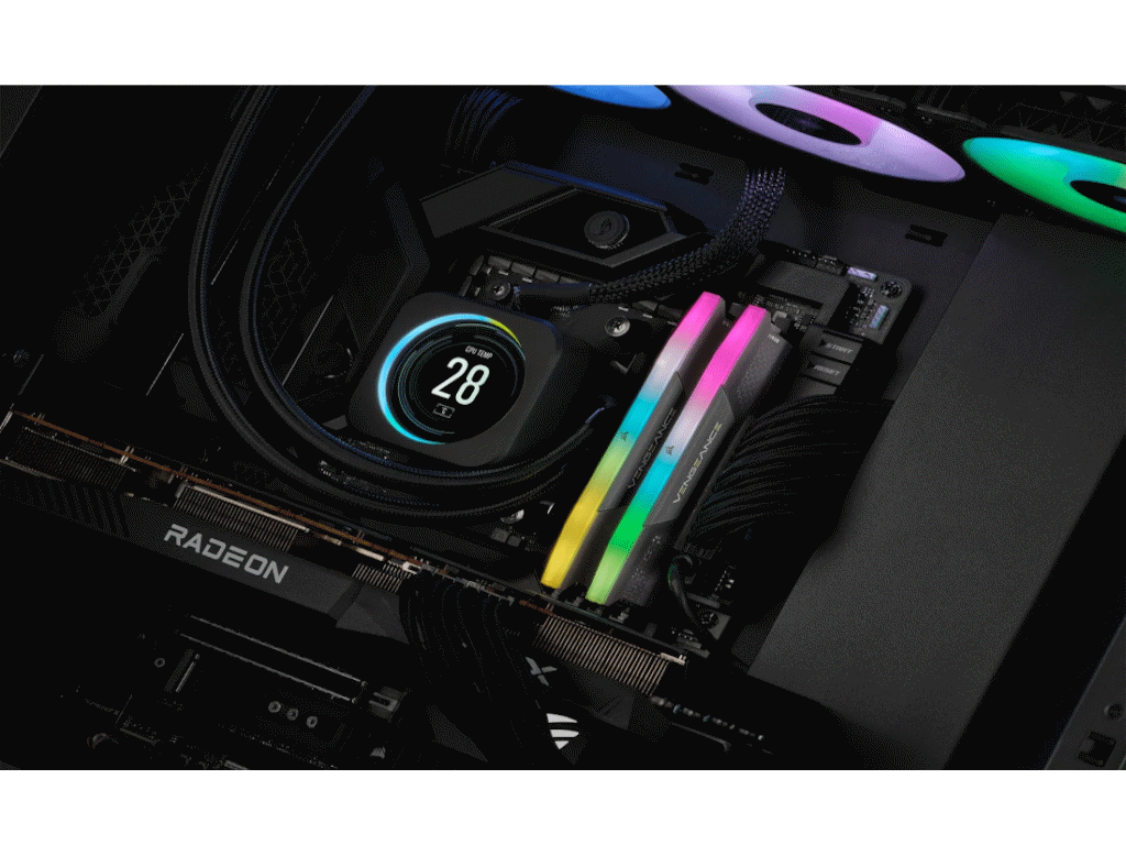 Memorija CORSAIR VENGEANCE 32GB(2x16GB)/DDR5/6400MHz/CL36/1.35V/RGB/EXPO & XMP - Слика 3