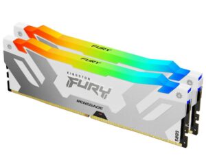 KINGSTON CUDIMM DDR5 48GB (2x24GB kit) 8400MT/s KF584CU40RWAK2-48 FURY Renegade White RGB XMP