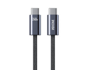 WEKOME Kabl 3.1 USB tip C M/M 1m za Superbrzo punjenje 240W/480Mbps, crni WDC-23