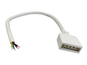 XLED SUN-5PF15W Konektor za spajanje RGB led trake,ženski,5 pin,15cm