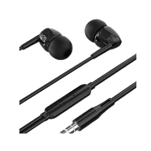 BAVIN slušalice 3,5mm 1,2m crna