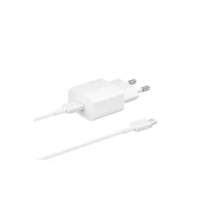 Samsung punjač 15W Type-C + kabel Type-C ( EP-T1510 ) bela