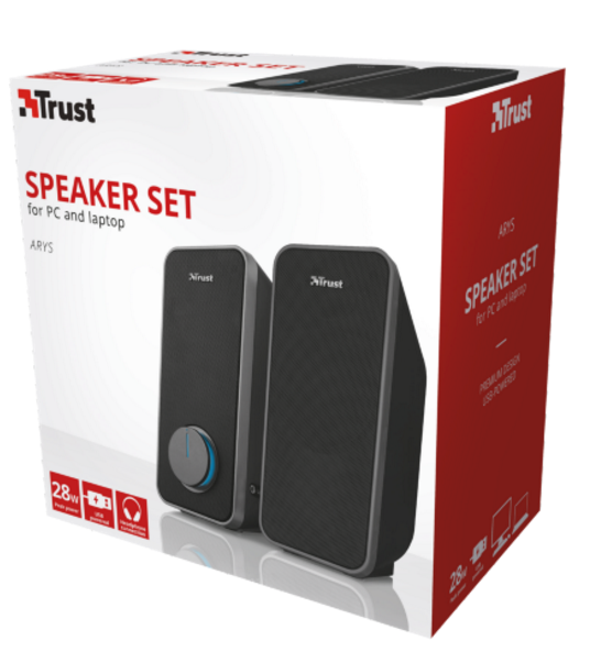 Zvucnik TRUST Arys 2.0 28W(14W RMS)/crna - Слика 2