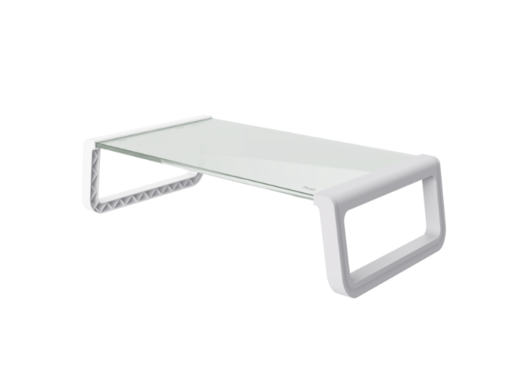 Postolje za monitore TRUST MONTA GLASS/bela - Слика 3