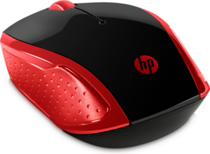 HP PSG Miš HP 200 bežicni/2HU82AA/crvena