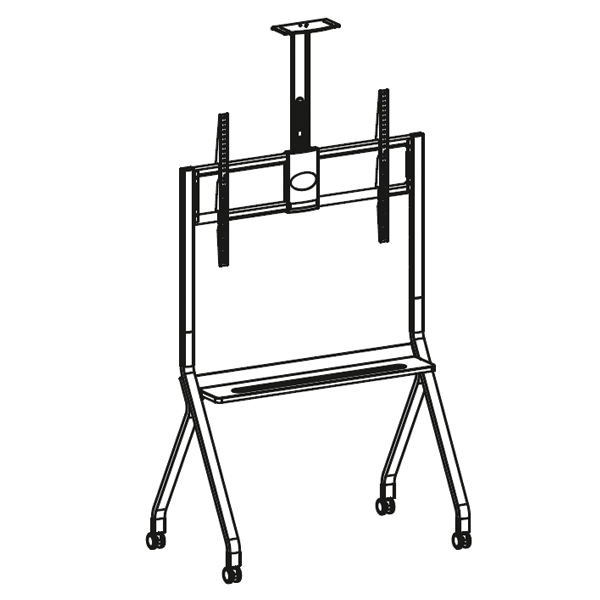 Xstand 55/100 podni pokretni nosač za TV/VESA 940x600/do 120kg - Слика 2