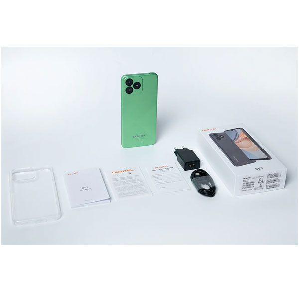 Oukitel C53 green Smart phone4G/Octa-Core/6.6"HD/64GB/4+4GB/13M/5MP/4300mAh/Android 14 - Слика 4