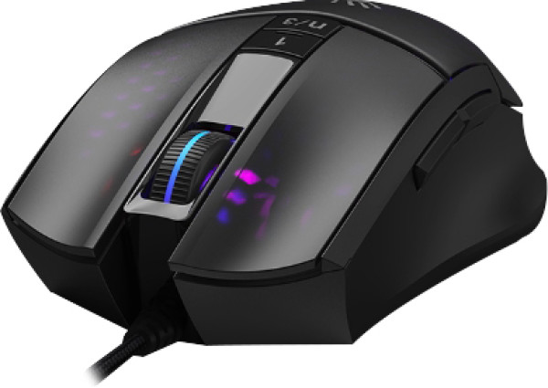 A4 TECH A4-L65 MAX A4Tech Bloody Gejmerski opt. mis, 2000Hz/1000-2000Dpi, Black USB 125mm, Honexcomb - Слика 2