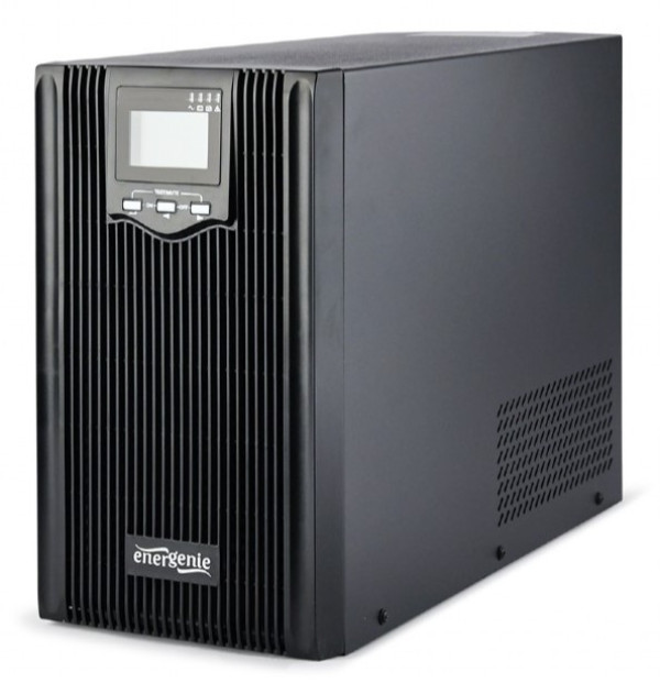 EG-UPS-PS3000-02 Gembird UPS sa stabilizatorom 3000VA (2400W) pure sine wave, LCD, USB, black - Слика 2