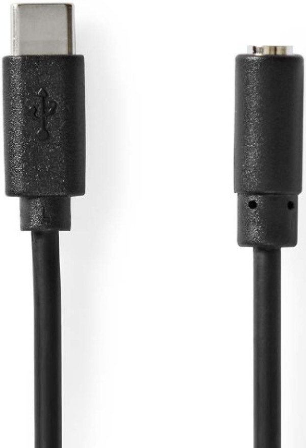 NEDIS CCGL65960BK10 Adapterski kabl sa USB-C na 3,5mm muški sa 4-pinom, 1m - Слика 3