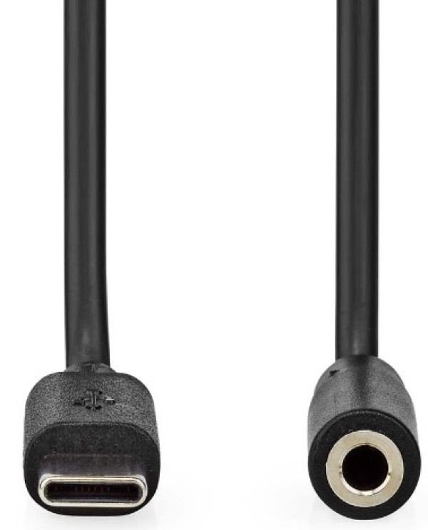 NEDIS CCGL65960BK10 Adapterski kabl sa USB-C na 3,5mm muški sa 4-pinom, 1m - Слика 2