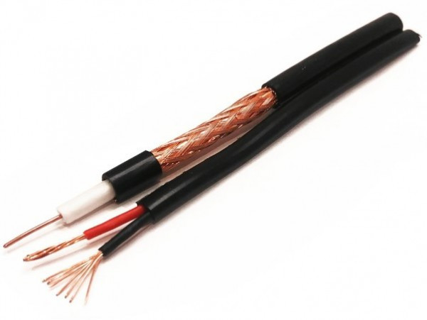 GEMBIRD KABL-COAX-RG59+2x0.75 BC/PVC/300M CCTV Bakarni Koaksialni kabl sa napojnim kablom2x0,75mm black 300m - Слика 5