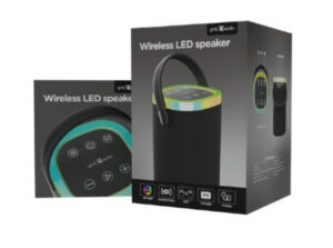SPK-BT-LED-06 Gembird Portable Bluetooth LED speaker, 10W, BT, FM, USB, Handsfree, Black