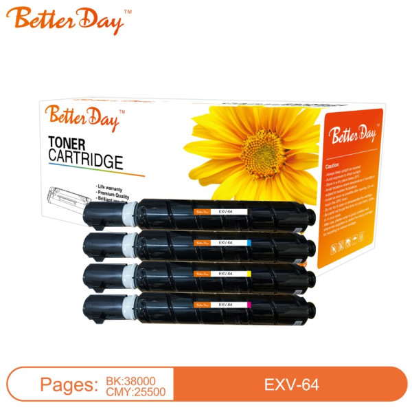 Toner BetterDay C-EXV-64 BK zam. kaseta za CANON Black 38k - Слика 2