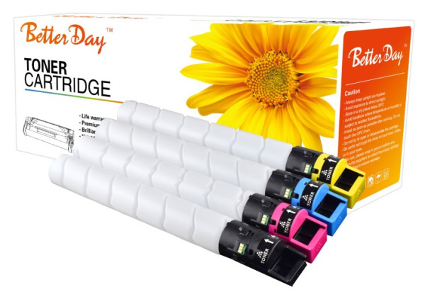Toner BetterDay C-TN328 BK (Low temperature toner) zam.kaseta za Konica Bizhub Black 28k - Слика 2