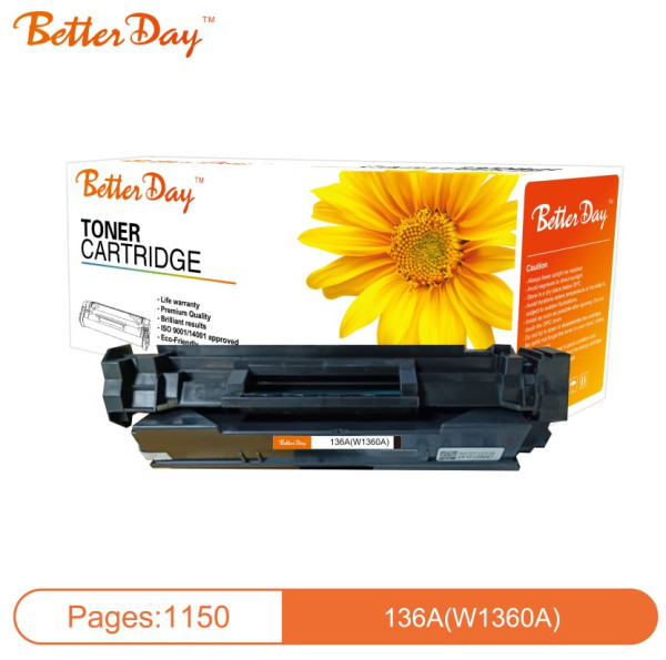 Toner BetterDay 136A, W1360A zam. kaseta za HP 1.15k (sa cipom) - Слика 2