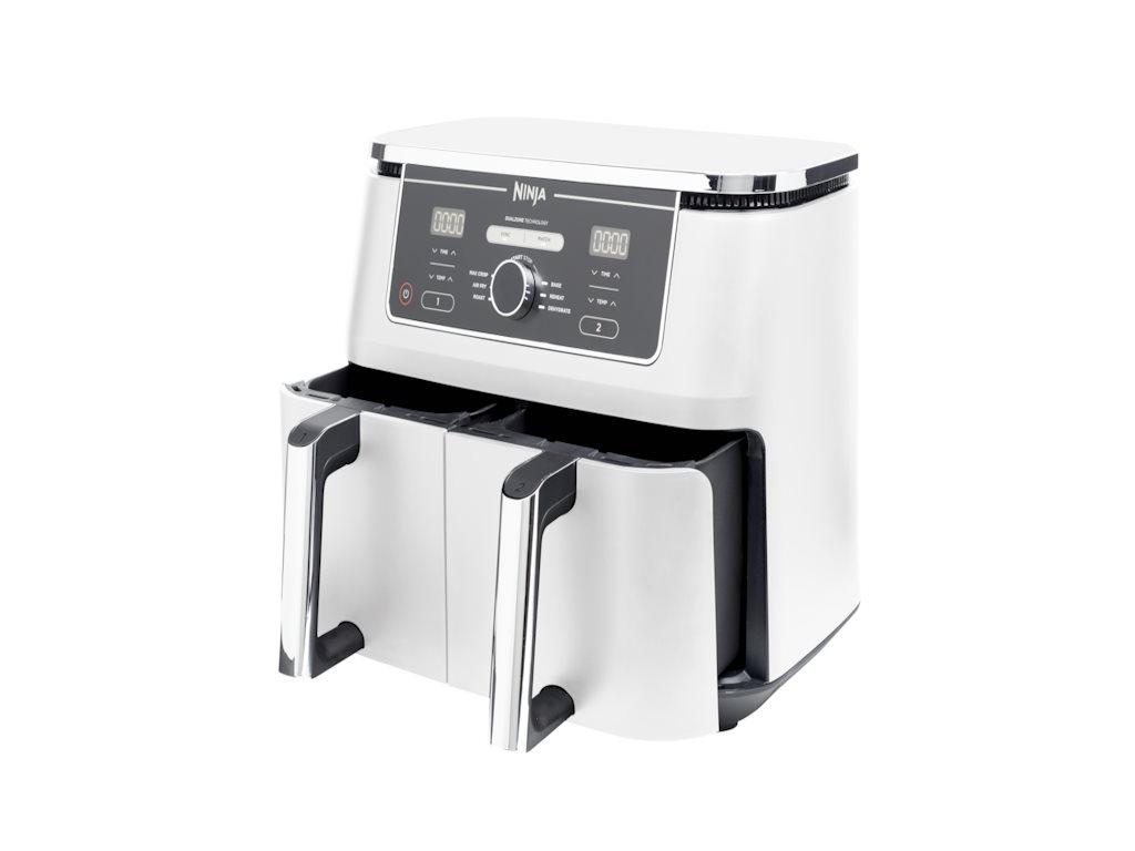 Airfryer NINJA AF400EUWH dupla korpa/9.5L/ 2470W/ bela - Слика 2