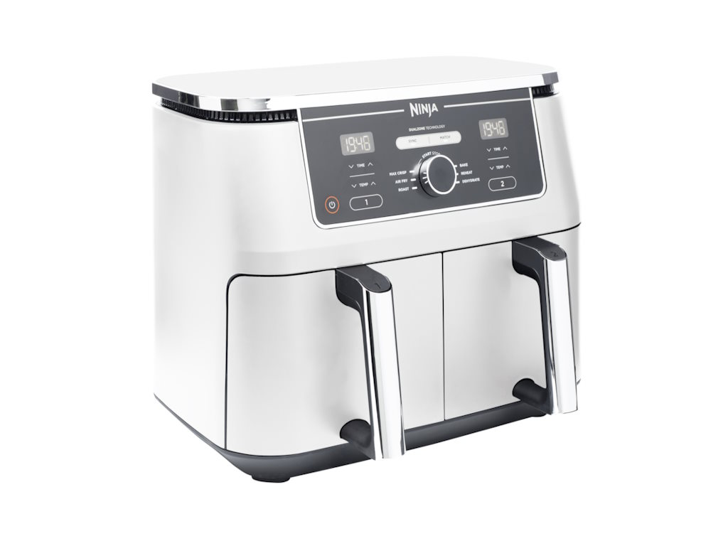 Airfryer NINJA AF400EUWH dupla korpa/9.5L/ 2470W/ bela - Слика 4