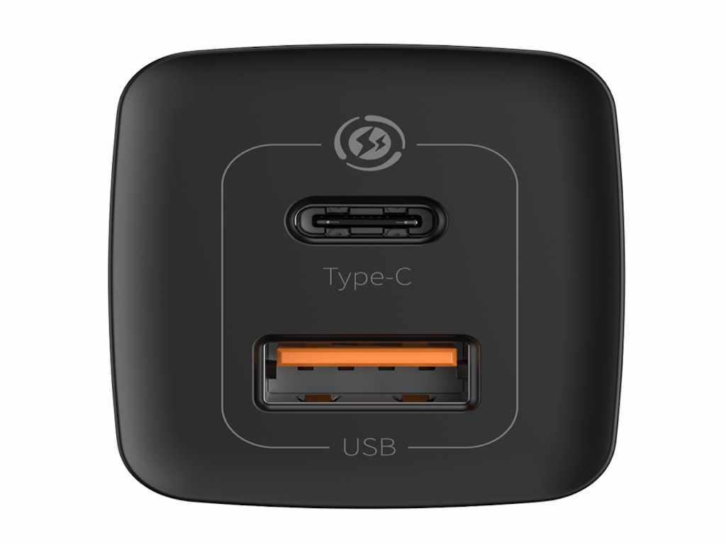 Brzi Punjac BASEUS GaN2 Lite C+U/65W/crna - Слика 2