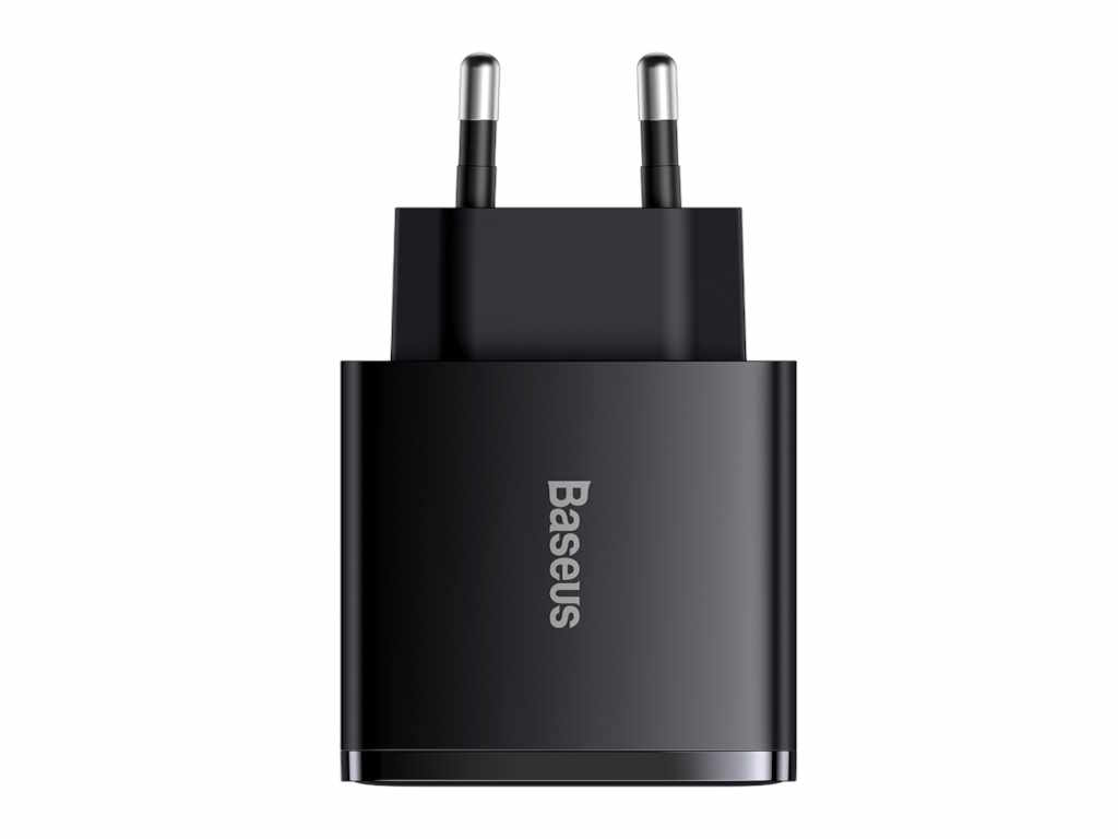 Brzi Punjac BASEUS Compact Quick Charger 2U+C/30W/crna - Слика 3