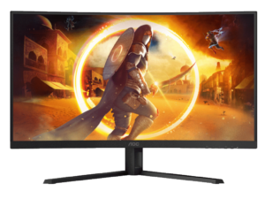 Monitor AOC CQ32G4VE 31.5"/VA/2560x1440/180Hz/1ms GtG/HDMIx2,DP/Adaptive sync/VESA/crna