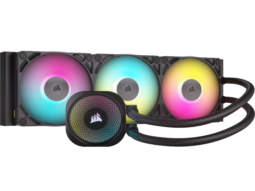 Kuler za CPU CORSAIR iCUE LINK TITAN 360 RX/RGB/AIO/360mm/triple fan/vodeno hladenje/crna - Слика 3