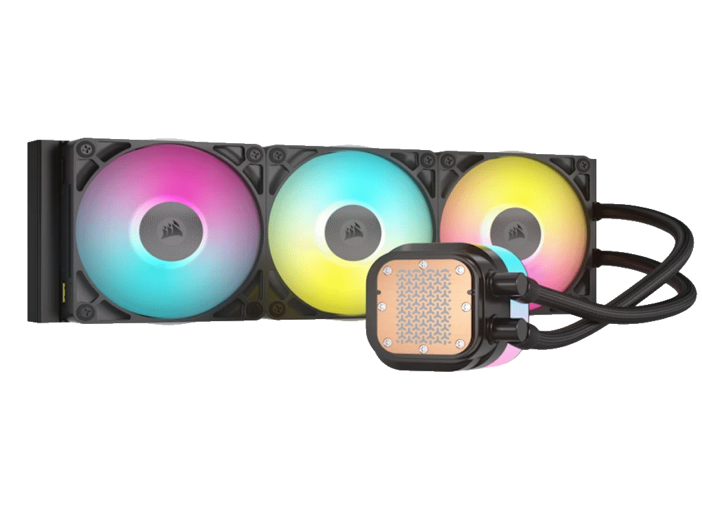 Kuler za CPU CORSAIR iCUE LINK TITAN 360 RX/RGB/AIO/360mm/triple fan/vodeno hladenje/crna - Слика 4