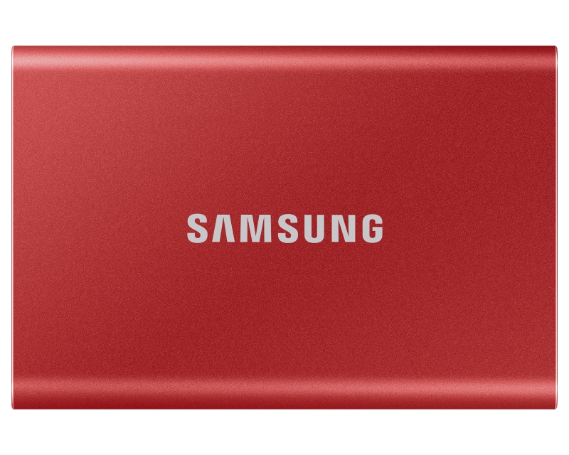SAMSUNG Portable T7 500GB crveni eksterni SSD MU-PC500R - Слика 2